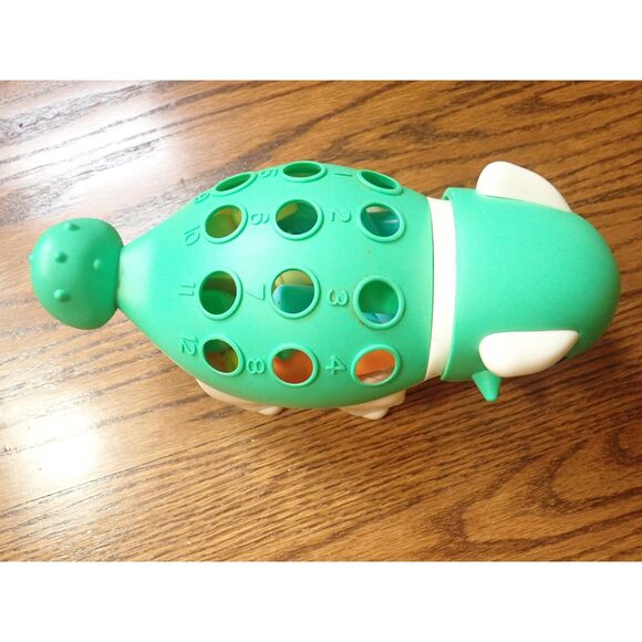 Shape Sorter Wonder Cube Dinosaur B Toy Wooden Vintage Fisher Price Lot Toys - Picture 10 of 11